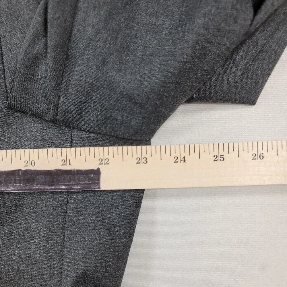 Alfani Slim-Fit Suit Jacket Mens 46R 46 Stretch Solid‎ Charcoal Blazer $360 NEW